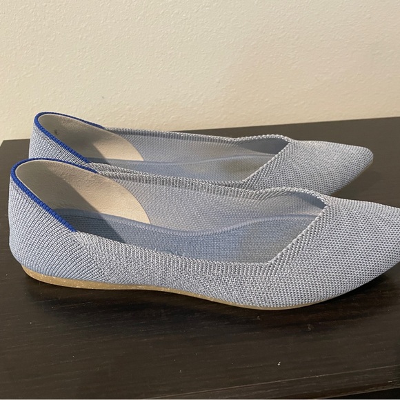 Rothy’s The Point Something’s Blue Metallic- gently used. Size 7.5 - Picture 2 of 6